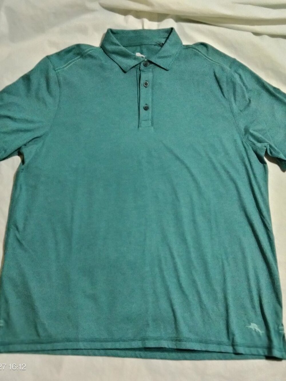 NWT Tommy Bahama "Seven Seas" Polo Shirt Men's XL Teal Green ST227946TX New